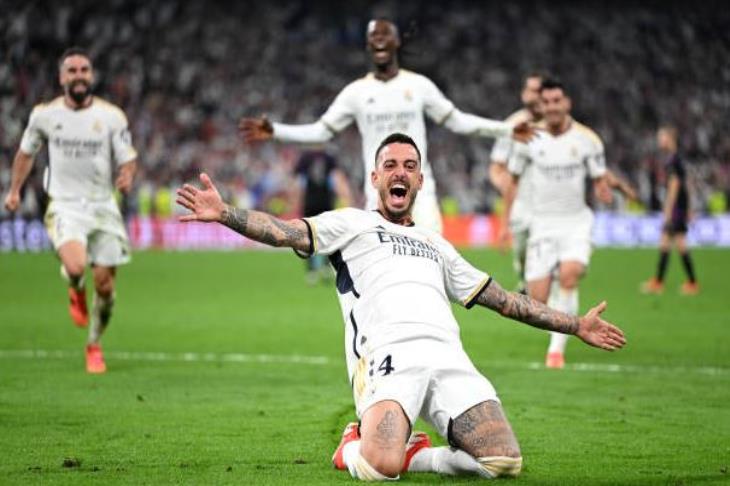 احتفال خوسيلو مهاجم ريال مدريد